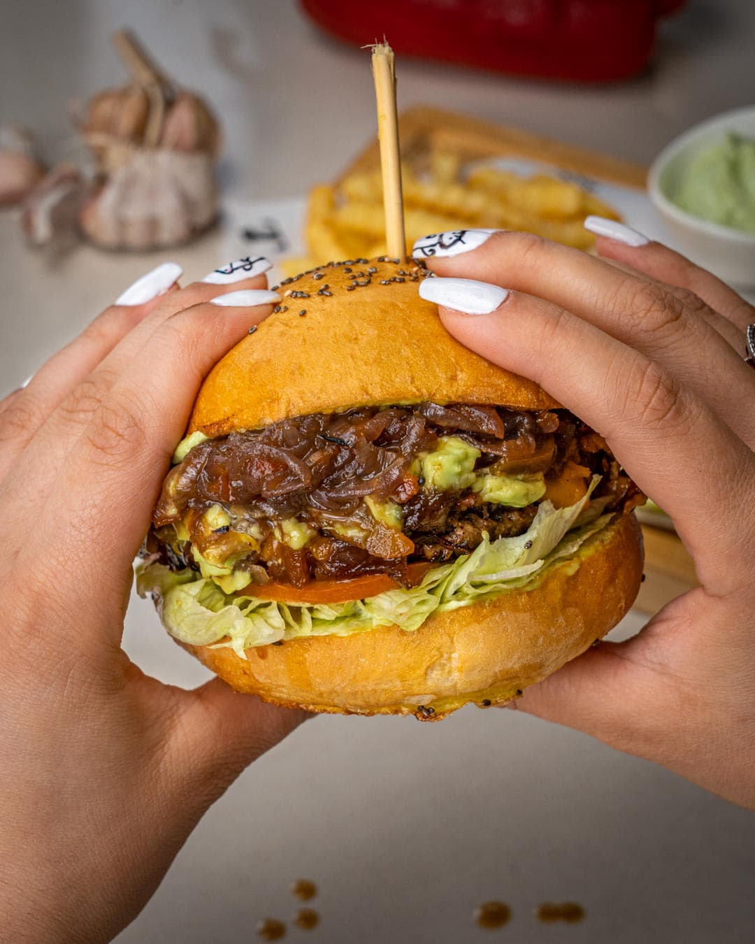 Hamburguesa de Tatare Resto Bar